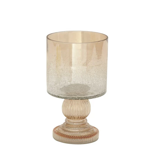Best Pirce 🎉 Studio 350 Glass Traditional Hurricane Lamp 11 X 6 X 6 Brass 🎉 - Image 8