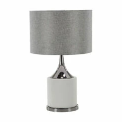 Discount 🎁 Studio 350 Grey Cement Traditional Table Lamp 24 X 15 X 15 😉