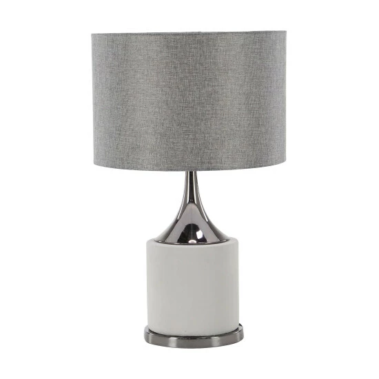 Discount 🎁 Studio 350 Grey Cement Traditional Table Lamp 24 X 15 X 15 😉