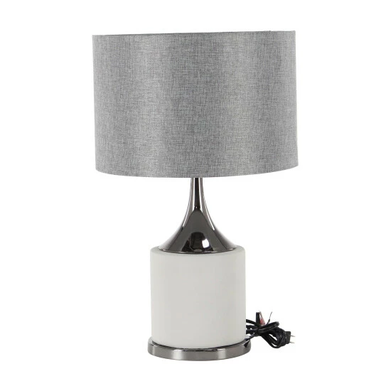 Discount 🎁 Studio 350 Grey Cement Traditional Table Lamp 24 X 15 X 15 😉 - Image 2