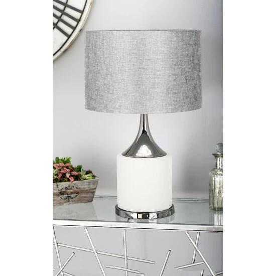 Discount 🎁 Studio 350 Grey Cement Traditional Table Lamp 24 X 15 X 15 😉 - Image 5