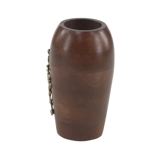 Wholesale ๐งจ Studio 350 Brown Wood Coastal Vase 10 X 6 X 6 ๐ - Image 3