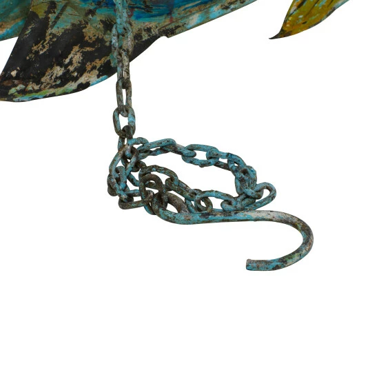 New ๐ Studio 350 Multi Iron Vintage Sculpture Fish 18 X 25 X 4 - 25 X 4 X 18 โ๏ธ - Image 8