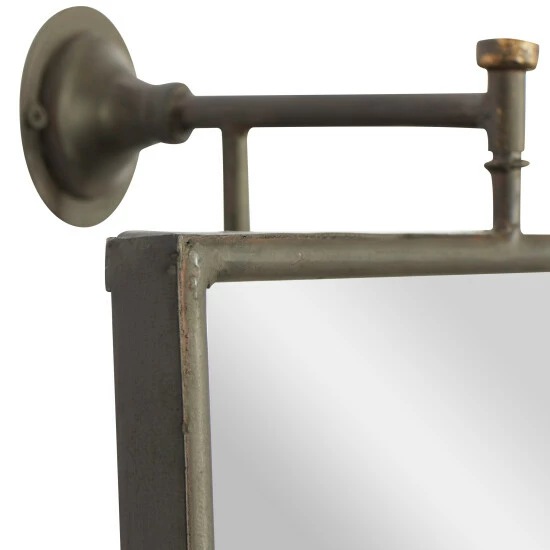 Top 10 π― Studio 350 Wood Industrial Wall Mirror 28 X 14 X 7 - 14 X 7 X 28 Gold π - Image 5