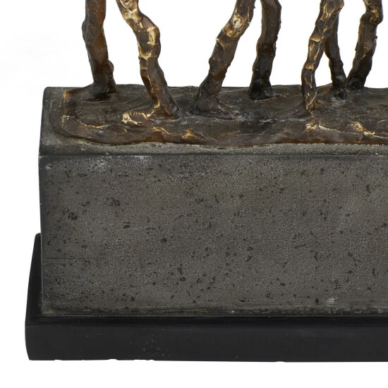 Best Sale ๐ฅฐ Studio 350 Bronze Polystone Contemporary Sculpture - 16"L X 3"W X 13"H ๐ - Image 4
