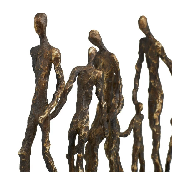 Best Sale ๐ฅฐ Studio 350 Bronze Polystone Contemporary Sculpture - 16"L X 3"W X 13"H ๐ - Image 5