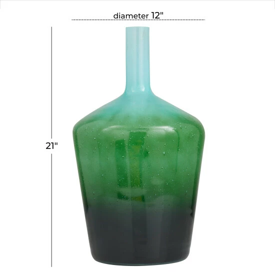 Cheap 🎉 Studio 350 Green Glass Modern Vase 👍 - Image 6