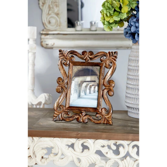 Brand new ๐ Studio 350 Brown Wood Traditional Photo Frame Standard โค๏ธ - Image 2