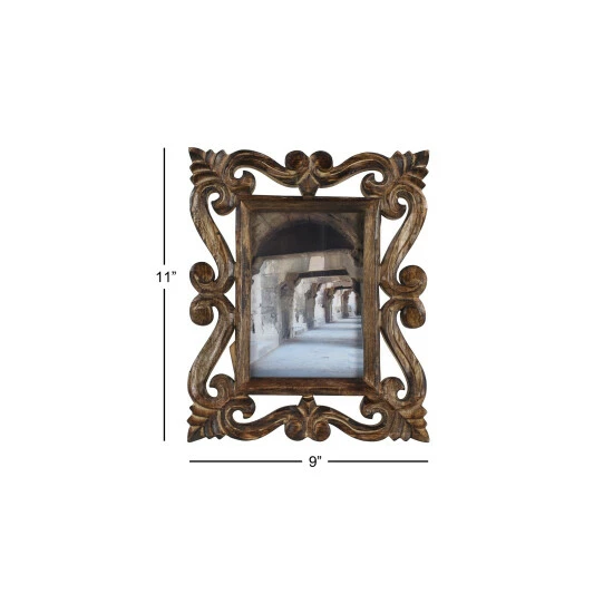 Brand new ๐ Studio 350 Brown Wood Traditional Photo Frame Standard โค๏ธ - Image 5