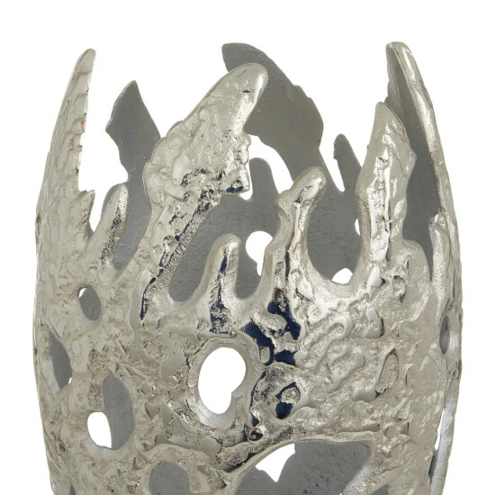 Best Pirce ✨ Studio 350 Abstract Aluminum Contemporary Sculpture - 10 X 10 X 23 Silver 👏 - Image 5