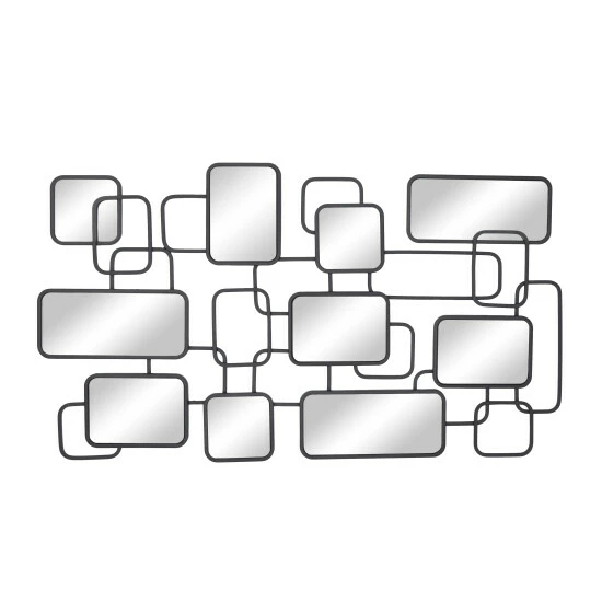 Promo 🤩 Studio 350 Black Metal Modern Wall Mirror 🌟 - Image 2