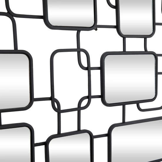 Promo 🤩 Studio 350 Black Metal Modern Wall Mirror 🌟 - Image 4