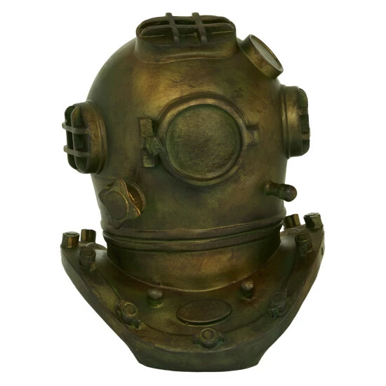 Outlet ⌛ Studio 350 Gold Polystone Coastal Helmet 16 X 13 X 15 - 13 X 15 X 16 🌟 - Image 3