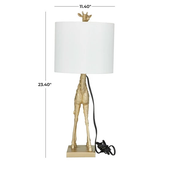 Discount 🌟 Studio 350 Gold Polyresin Eclectic Accent Lamp - 11 X 10 X 23 ⌛ - Image 5