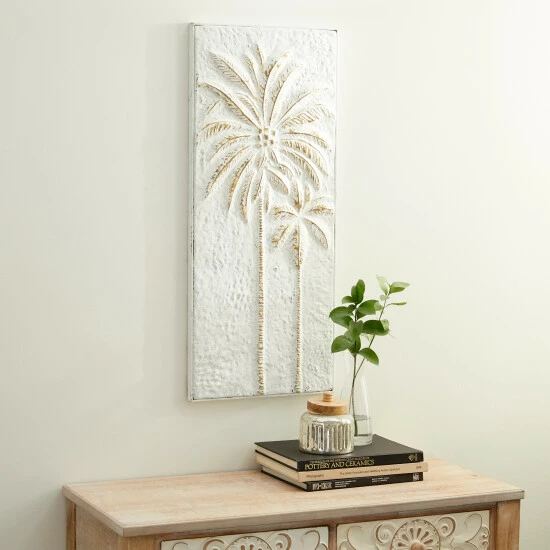 Top 10 ๐งจ Studio 350 Gold Metal Coastal Wall Decor Floral And Botanical 33 X 14 X 1 โ๏ธ - Image 2