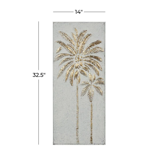 Top 10 ๐งจ Studio 350 Gold Metal Coastal Wall Decor Floral And Botanical 33 X 14 X 1 โ๏ธ - Image 5