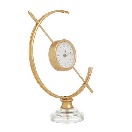 Budget ๐ Studio 350 Gold Iron Modern Clock 16 X 13 X 5 - 13 X 5 X 16 โค๏ธ - Image 4