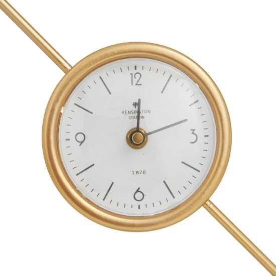 Budget ๐ Studio 350 Gold Iron Modern Clock 16 X 13 X 5 - 13 X 5 X 16 โค๏ธ - Image 6