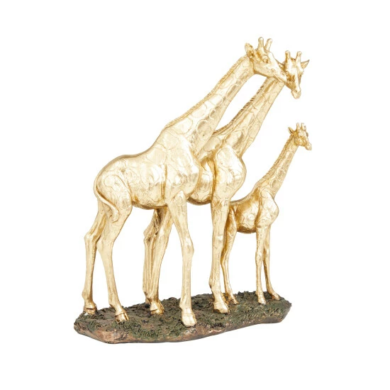 Promo ❤️ Studio 350 Gold Polystone Glam Sculpture 12 X 10 X 7 - 10 X 7 X 12 ✔️ - Image 3