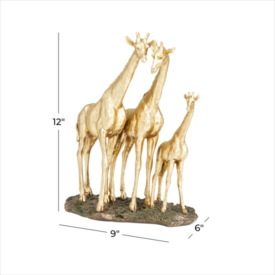 Promo ❤️ Studio 350 Gold Polystone Glam Sculpture 12 X 10 X 7 - 10 X 7 X 12 ✔️ - Image 6