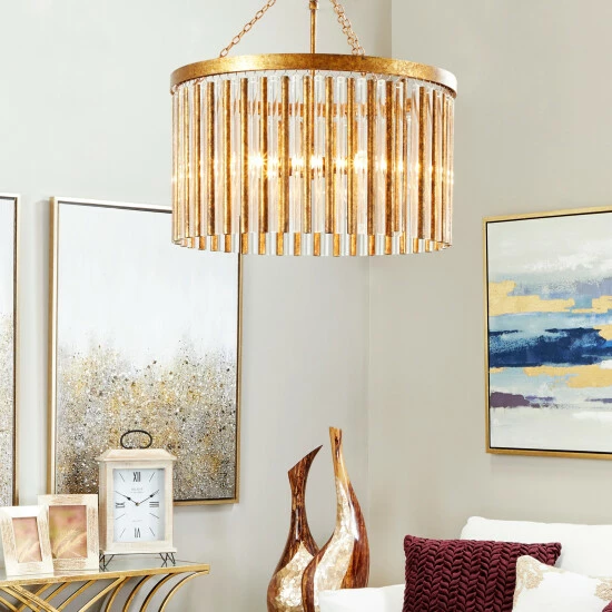 Top 10 ๐ Studio 350 Gold Iron Glam Chandelier 25 X 22 X 22 ๐