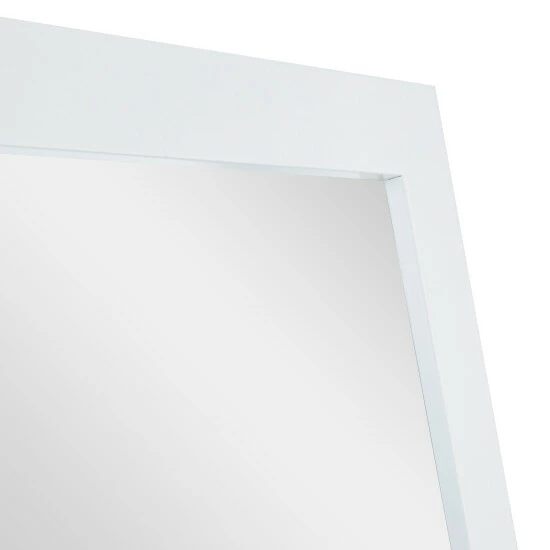 Wholesale โค๏ธ Studio 350 White Wood Contemporary Rectangle Wall Mirror ๐ฅ - Image 4