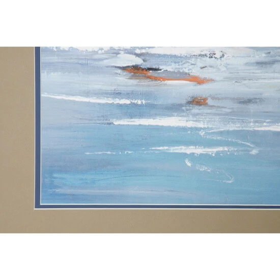 Cheapest ๐งจ Studio 350 Blue Coastal Decor Sailboat Painting Print In A Rectangular Brown Wood Frame 17.5 X 23.5 - 18 X 2 X 24 ๐ - Image 4