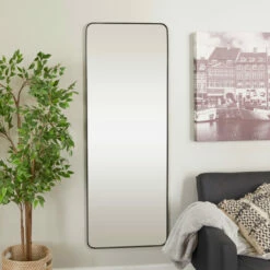 Flash Sale 🛒 Studio 350 Black Metal Glam Wall Mirror 😉