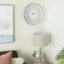 New ๐ Studio 350 Silver Glam Wall Clock ๐ฏ