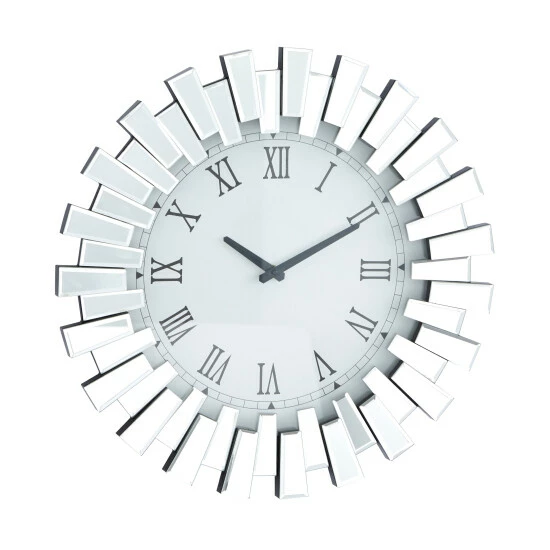 New 🎉 Studio 350 Silver Glam Wall Clock 💯 - Image 3