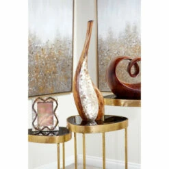 Outlet 🎁 Studio 350 Natural Banana Wood Bud Vase 😉