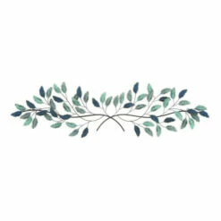Budget 🔥 Studio 350 Blue Iron Traditional Wall Decor Floral And Botanical 15 X 52 X 2 😀