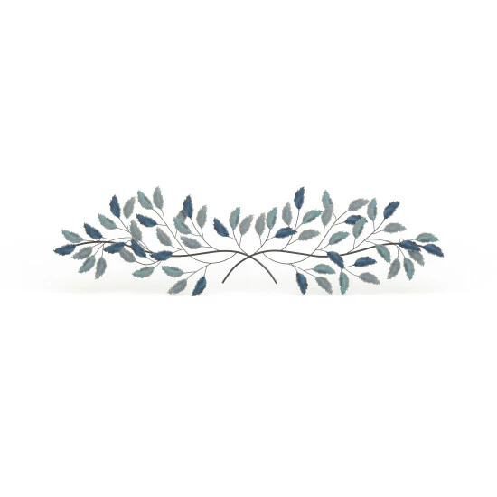 Budget 🔥 Studio 350 Blue Iron Traditional Wall Decor Floral And Botanical 15 X 52 X 2 😀 - Image 3