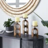 Best reviews of 😉 Studio 350 Gold Iron Contemporary Candle Holder (Set Of 3) - 4 X 3 X 11 👍