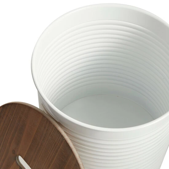 Discount ❤️ Studio 350 White Iron Farmhouse Storage Stool (Set Of 2) - 16 X 16 X 18 ❤️ - Image 6