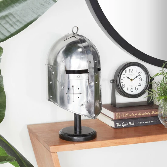 Best reviews of 👏 Studio 350 Silver Iron Vintage Helmet 18 X 9 X 10 - 9 X 10 X 18 🔔