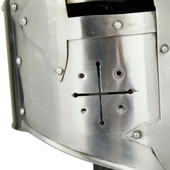 Best reviews of 👏 Studio 350 Silver Iron Vintage Helmet 18 X 9 X 10 - 9 X 10 X 18 🔔 - Image 4