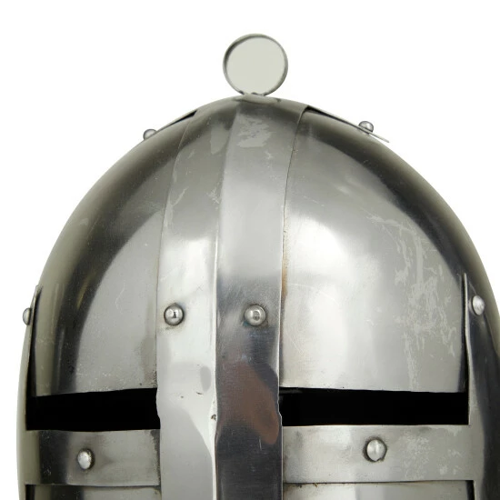 Best reviews of 👏 Studio 350 Silver Iron Vintage Helmet 18 X 9 X 10 - 9 X 10 X 18 🔔 - Image 5