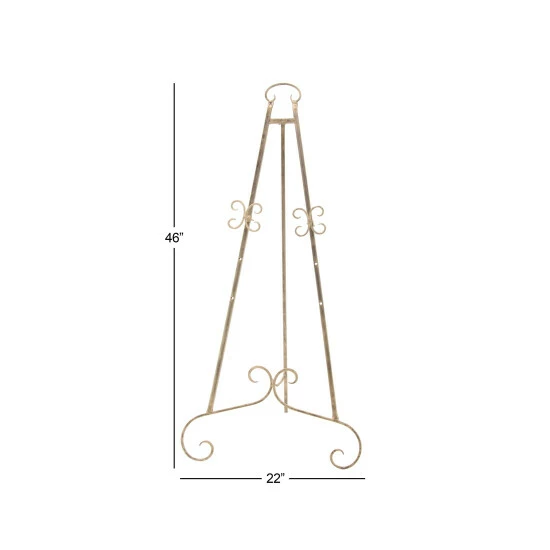 Best reviews of ✔️ Studio 350 Metal Traditional Easel 46 X 22 X 21 - 22 X 21 X 46 Gold ✨ - Image 6