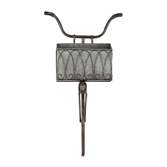 Deals 😉 Studio 350 Grey Iron Farmhouse Planter 38 X 20 X 9 - 20 X 9 X 38 😍 - Image 3