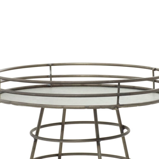 Flash Sale ๐ Studio 350 Metal Farmhouse Cake Stand Grey ๐งจ - Image 4