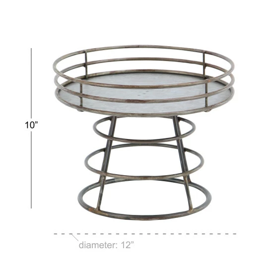Flash Sale ๐ Studio 350 Metal Farmhouse Cake Stand Grey ๐งจ - Image 5