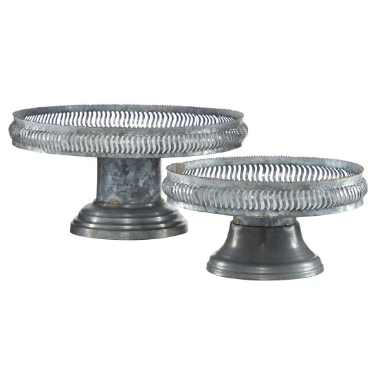 Flash Sale ๐ Studio 350 Metal Farmhouse Cake Stand Grey ๐งจ - Image 8