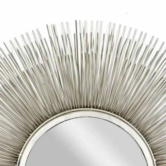 Top 10 ๐ Studio 350 Silver Iron Modern Wall Mirror 29 X 29 X 4 - 29 X 4 X 29 ๐งจ - Image 4
