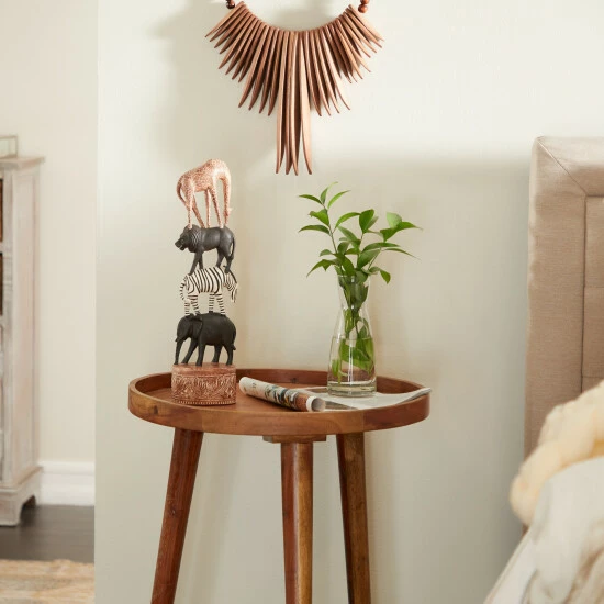 Flash Sale 🤩 Studio 350 Multi Polystone Traditional Animals Sculpture Multi-color 💯