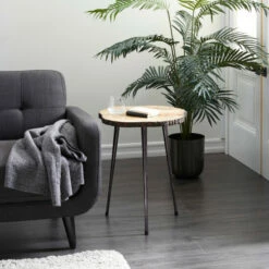 Top 10 😀 Studio 350 Brown Wood Rustic Accent Table 25 X 21 X 21 - 21 X 21 X 25Round 🌟