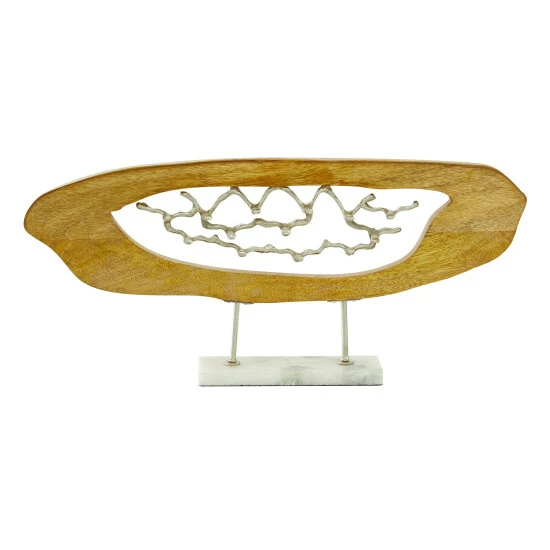 Best deal ✔️ Studio 350 Brown Wood Contemporary Sculpture Birds 10 X 22 X 3 - 22 X 3 X 10 ⭐ - Image 7