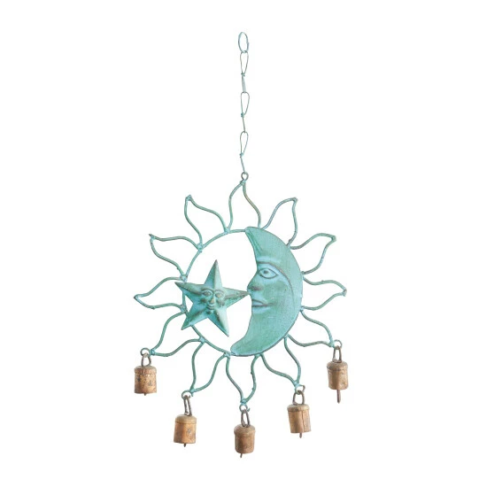 Best Pirce 🎁 Studio 350 Turquoise Iron Eclectic Windchime 1 X 13 X 11 👍 - Image 2