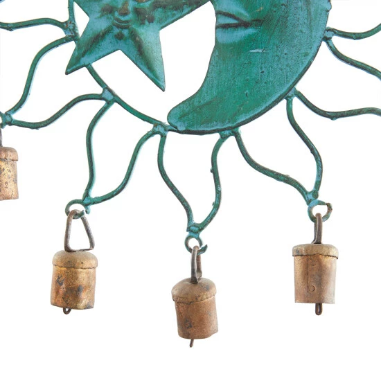 Best Pirce 🎁 Studio 350 Turquoise Iron Eclectic Windchime 1 X 13 X 11 👍 - Image 4