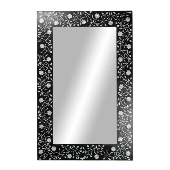 Wholesale 🥰 Studio 350 Black MDF Contemporary Wall Mirror 47 X 30 X 1 - 30 X 1 X 47 ✔️ - Image 2